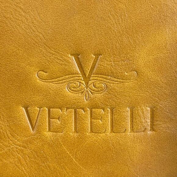 Vetelli The Hanging Toiletry 100% Leather Foldable Pockets Travel Pouch Bag - Picture 7 of 7